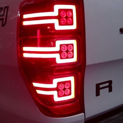 Độ đèn hậu xe Ford Ranger 2016